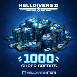 1000 SUPER CREDITS + XP HELLDIVERS 2 PC/PS/XBOX