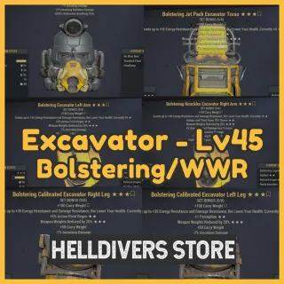 Excavator Bolstering