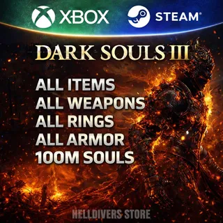 100M SOULS Dark Souls 3 PC/XBOX 