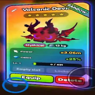 50X RAINBOW VOLCANIC DEVIL