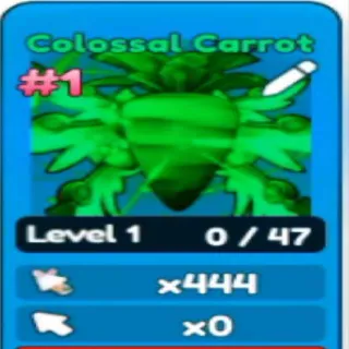 Rainbow Colossal Carrot | TAP SIMULATOR