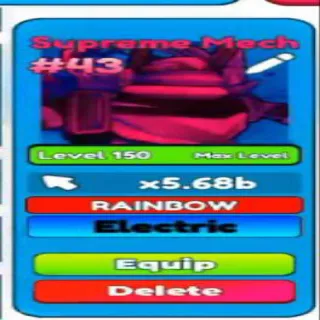 Rainbow Supreme Mech #43