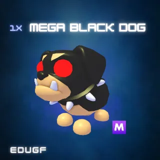 1x Mega Black Dog