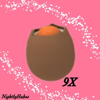 9x Cracked Eggs