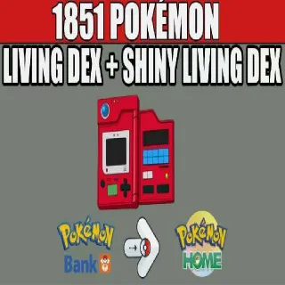 Bundle | Shiny Living Dex Gen 1-7