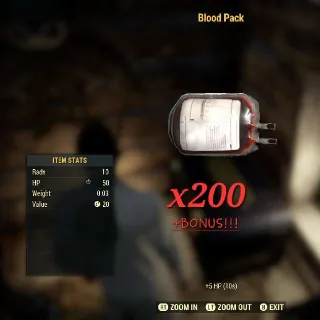 200 Blood Packs