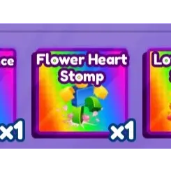 flower heart stomp