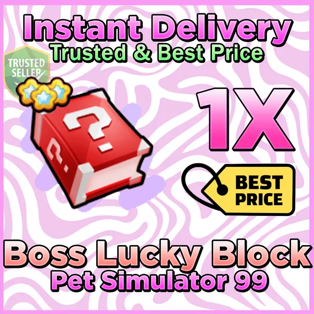 Boss Lucky Block - Roblox Game Items - Gameflip