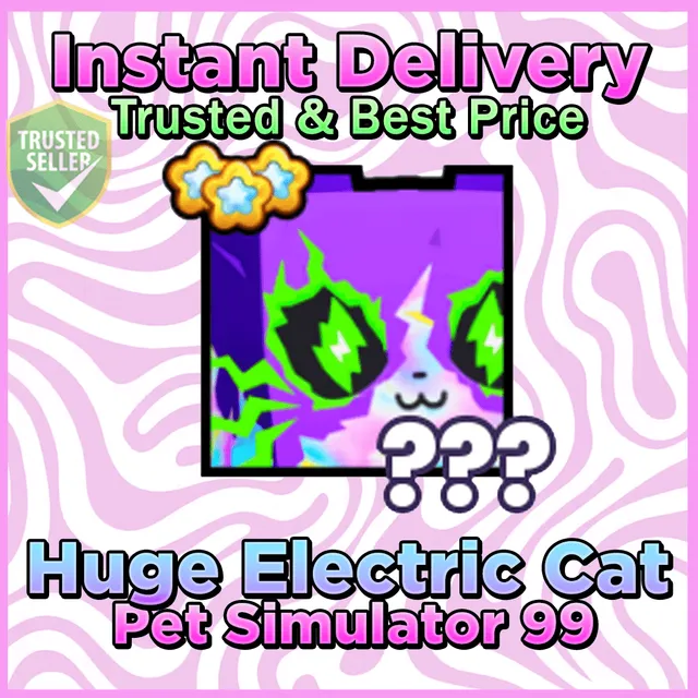 Huge Electric Cat - Roblox Game Items - Gameflip