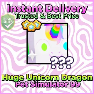Pet Simulator 99 Huge Unicorn Dragon