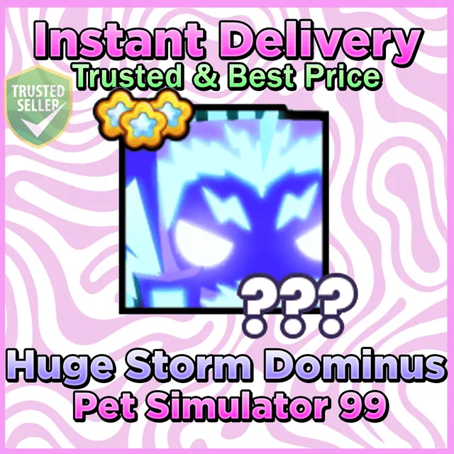 Pet Simulator 99 Huge Storm Dominus - Roblox Game Items - Gameflip