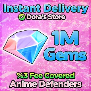 Anime Defenders Gems