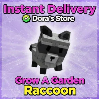 Raccoon Grow a Garden