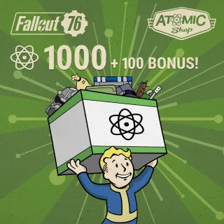 Fallout 76 - 1000 + 100 Atoms | PC