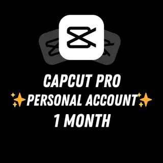 Capcut Pro | 1 Month Personal Account - Original