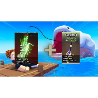 FISH IT |Ghostfinn Rod + Astral Rod Account