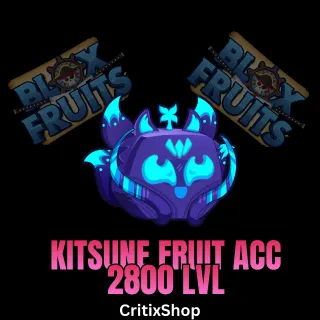 Blox Fruit | 2800LVL + GH + Kitsune FRUIT | Account