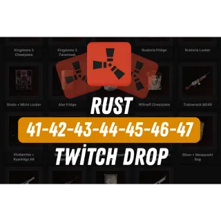 RUST | 74 SKİN❤️Round 41-42-43-44-45-46-47 Twitch Drop