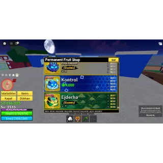 1553 LVL | Permanent Dragon and Permanent Kitsune Account