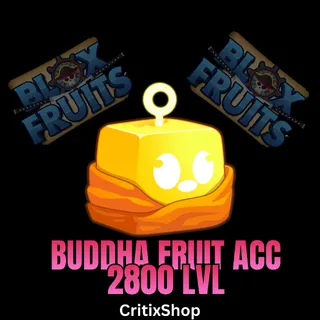 Blox Fruit | 2800LVL + GH + Buddha FRUIT | Account
