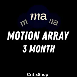 Motion Array | 3 Month | Personal System | Everything Model