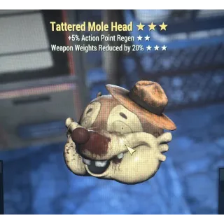 Fallout 76 | Tattered Mole Head | 3 Star