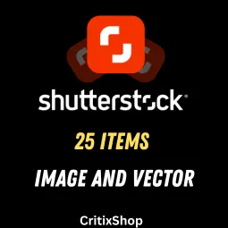 ShutterStock 1 Month Total 25 Downloads