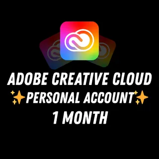 Adobe Creative Cloud | 1 Month Personal Account - Original