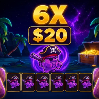 Admin Pirate Potato Pack 6X