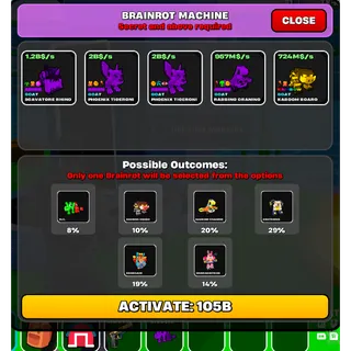FUSE MACHINE SERVICE | FRUITS VS BRAINROTS