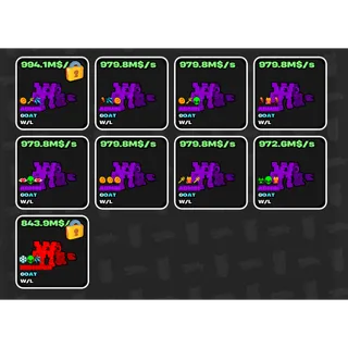 2x WL ROT 3 traits| Fruits vs Brainrots