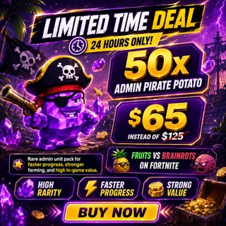50x ADMIN Pirate Potato —LIMITED Off
