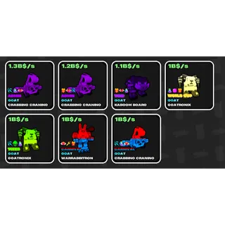7X +1B ROTS  | FRUITS VS BRAINROTS