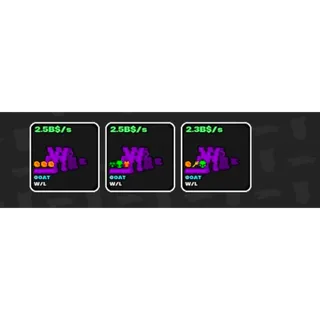 3x WL  | FRUITS VS BRAINROTS