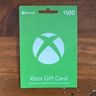 Xbox $100 gift card