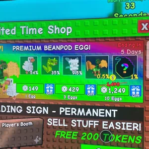 50x PREMIUM BEANPOD EGG