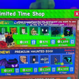 50x EXOTIC HAUNTED CHEST