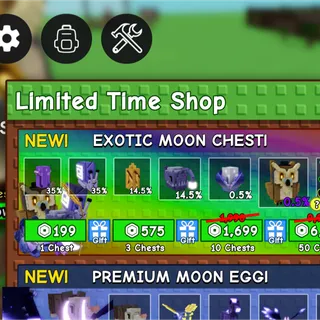 50x Moon Chest GAG