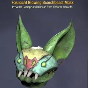 glowing scorchbeast mask