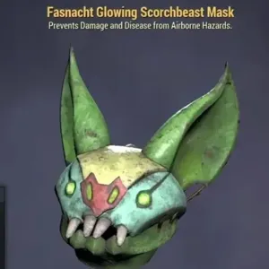 glowing scorchbeast mask