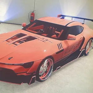 modded car pink