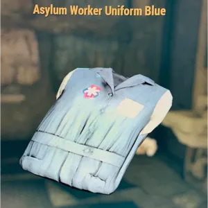 blue asylum dress