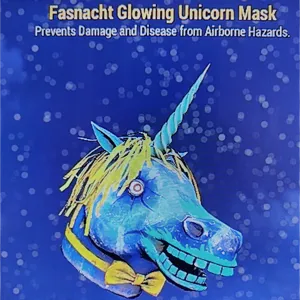 glowing unicorn mask