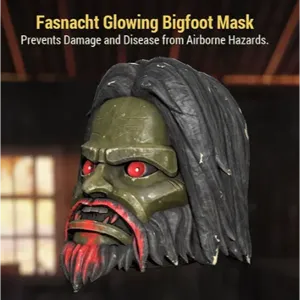 glowing Bigfoot mask