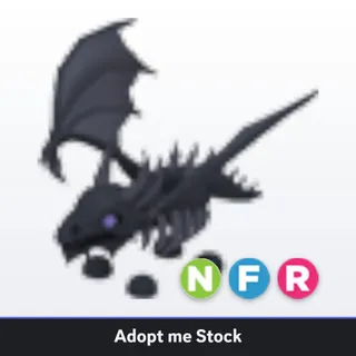 Adopt Me Neon Fly Ride Shadow Dragon (NFR) - Full Grown - In Stock - Fast Trade