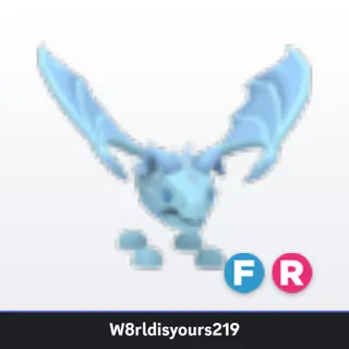 Adopt Me Fly Ride Frost Dragon (FR) - Full Grown - Pre-Order - Fast Trade