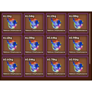 Huge Nightmare Rbh Dilo 60-61kg 10x + 106k TOKEN