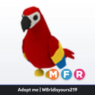 Adopt Me Mega Neon Fly Ride Parrot (MFR) - Full Grown - In Stock - Fast Trade