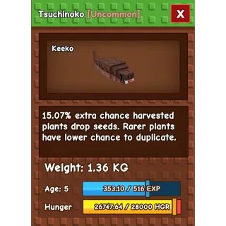 [RUSH SELL] TSUCHINOKO RARE EXCLUSIVE DLC PET