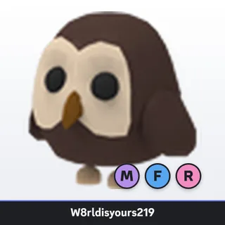 Adopt Me Mega Neon Fly Ride Owl (MFR) - Full Grown - Fast Trade